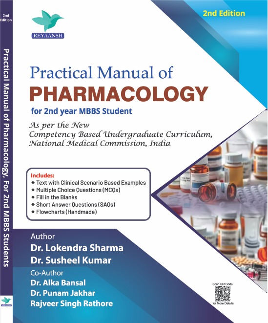 MANUAL OF PHARMACOLOGY For 2nd MBBS Student